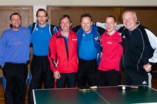 In der Saison 2011/12 spielt die 2. Herren mit (v. l.) Jörg Minkel, Jens Dittig, Stephan Mainhardt, Carsten Lauber, Timo Miehe und Dietmar Hoos Bild 10b